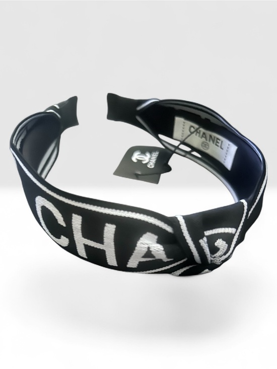 Fashion accessories Accessories - Black Logo Knotted Headband